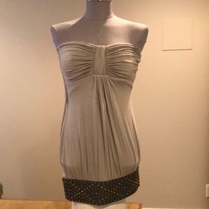 Light grey sleeveless dress by Sky